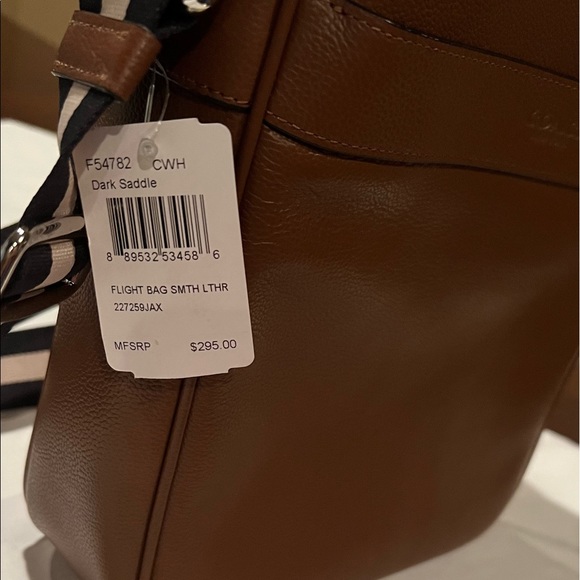 Brand New Brown Coach Flight Bag. - Picture 2 of 4